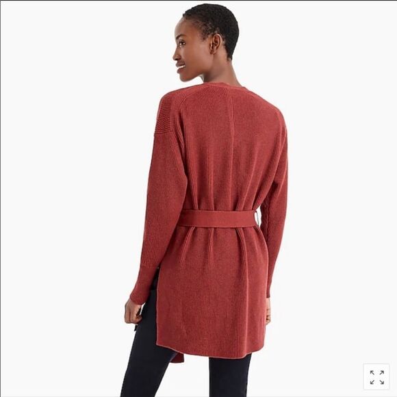 New J. Crew Women's Tie Waist Cardigan Sweater M - Picture 5 of 13